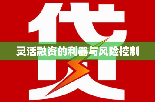 千山灵活融资的利器与风险控制