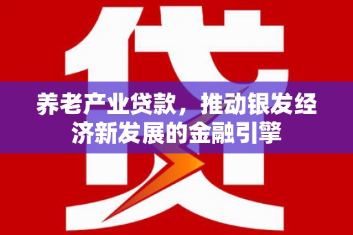 千山养老产业贷款，推动银发经济新发展的金融引擎
