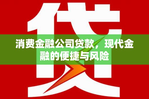 千山消费金融公司贷款，现代金融的便捷与风险